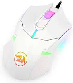 Redragon: Centrophorus M601 Wit Wired Gaming Mouse /PC - gaming muis - verstelbare DPI - Teflon pads - m601W — thumbnail 4