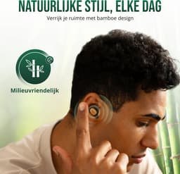 HOUSE OF MARLEY Smile Jamaica TWS SB EM-JE124-SB In-ear Draadloze oordopjes Met Noise-cancelling Zwart — thumbnail 2
