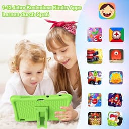 Equivera Kindertablet - Kinder Tablet - Tablet voor Kinderen - Kindertablets - Cadeautip - Vermaak voor uw kind! — thumbnail 2