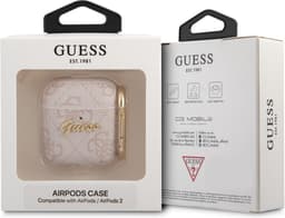 Guess 4G Script Logo AirPods 1 - AirPods 2 Case - Pink — thumbnail 3