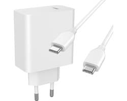 USB-C Adapter 45W + USB-C naar USB-C Oplader Kabel 3 Meter - 45W - Super Fast Charging - Universele Thuislader - USB-C - Adapter voor S24,S23,S22, S21, S20, Tablet, S9,S8,A8,A9,Plus