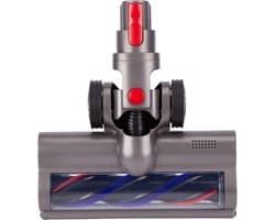 Borstel Hoofd Elektrische Turbo Fluffy Floor Roller Voor Tocmoc t200/T185 Moosoo Zedar S600 Stofzuiger Borstel Onderdelen Accessoires met Led-verlichting