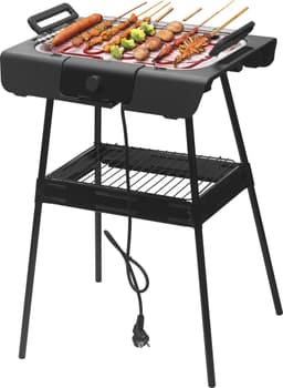 Royalty Line® SBGT2000 Elektrische Barbecue - Indoor en Outdoor BBQ - Staand Tafelbarbecue - 2000W Elektrische Grill - 42 x 24 cm Grilloppervlak - Geen Roook - Zwart — thumbnail 3