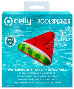 Celly - PoolSpeaker Opblaasbare Watermeloen met Speaker - Kunststof - Multicolor — thumbnail 4