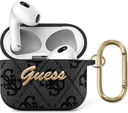 Guess 4G Script Logo AirPods 3 Case - Grey — thumbnail 1