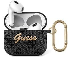 Guess 4G Script Logo AirPods 3 Case - Grey