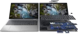 DELL Precision 3561 Intel® Core™ i7 i7-11850H Mobiel werkstation 39,6 cm (15.6") Full HD 16 GB DDR4-SDRAM 512 GB SSD NVIDIA T1200 Wi-Fi 6 (802.11ax) Windows 10 Pro Scandinavisch Grijs — thumbnail 1