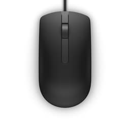 Dell - optische usb muis - links- en rechtshandig - zwart - MS116 - 1000 dpi — thumbnail 1