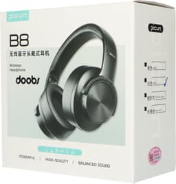 doobs draadloze bluetooth koptelefoon B8 phantom gray - 6D surround geluid — thumbnail 3