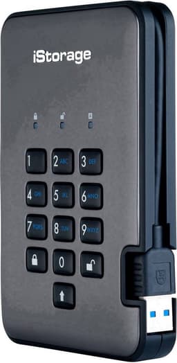 iStorage diskAshur PRO2 4000GB Zwart, Grafiet externe harde schijf — thumbnail 4