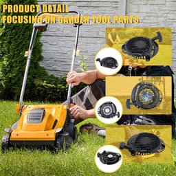 Recoil starter met trekkoord voor Kohler 14 165 20 1416520S motoren, geschikt voor XT650 en XT675 grasmaaiers, voor eenvoudig starten en duurzame prestaties — thumbnail 4