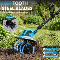Solidchoice - Draadloze Tuinsnijder met 2 Batterijen en Accessoires — thumbnail 2