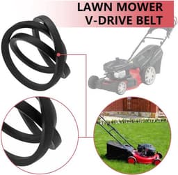 Aandrijfriem V-riem vervangend onderdeel - Binnenomtrek 750 mm - Buitenomtrek 772 mm - Breedte 10 mm - Compatibel met MTD/Troy-Bilt - Rubber/vezelmaterialen - Grasmaaier Riem — thumbnail 5