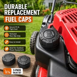 3 stuks tankdop voor grasmaaier, brandstofdop 45 mm compatibel met MS 139-42, MS 161-46, AL-KO PRO 140 QSS OHV en PRO - ShopVlot — thumbnail 4