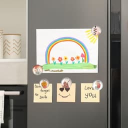 Fridge magnets 30mm - glazen bloemen - kleurrijke decoratie - personaliseer je koelkast - ShopVlot — thumbnail 2