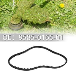 Aandrijfriem - Grasmaaier riem - Rubber - 107 tanden - 856 mm omtrek - Geschikt voor Stiga 105 hatchback - Zwart — thumbnail 5