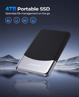 Externe SSD - Draagbare Opslag - Snelle Data Transfer - 460MB/s Snelheid - 4TB - Zwart — thumbnail 5