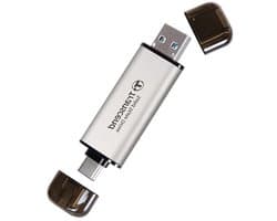 Externe SSD - Draagbare Opslag - Bestanden Overzetten - Hoge Snelheid - 1 TB - Zilver