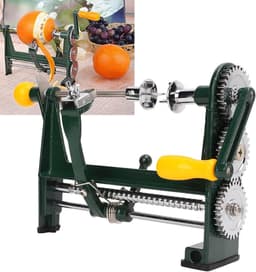 Appelschiller Roestvrij Staal - Fruitschiller Groenteschiller - Snel Fruit Bereiden - Met Veilige Klem - 708 g - Zilverkleurig — thumbnail 4