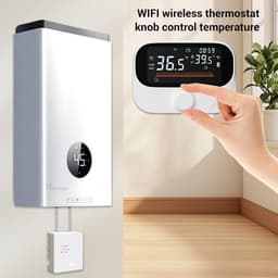 Ketelthermostaat - Slimme Regelaar - Verwarming Instellen - WiFi en RF Bediening - 118x86x24mm - Wit — thumbnail 3