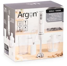 Argon Staafmixerset met Accessoires Wit - 1000 W — thumbnail 2
