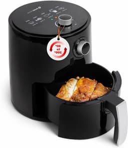 Luchtfriteuse - Compacte friteuse - Gezond koken - Veelzijdige temperatuur - 25 liter - Zilver — thumbnail 1