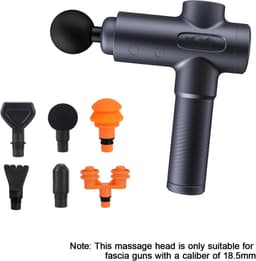 SnelShoppen - 6 Stuks Vervangende Massagekoppen voor Massagegun, Accessoires voor Fasmassage, Geschikt voor Spierontspanning, Huidvriendelijk ABS + PP — thumbnail 5