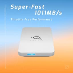 Externe SSD - Draagbare Opslag - Bestanden Opslaan - Hoge Snelheid NVMe - 2 TB - Zilver — thumbnail 4