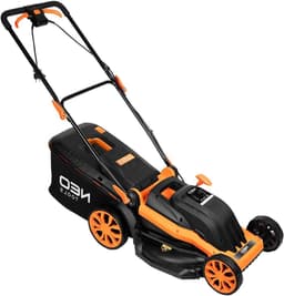 Elektrische Grasmaaier - Grasmaaier Mulchfunctie - Gazon Onderhoud - 44 cm Maaibreedte - 45 liter - Grijs — thumbnail 1