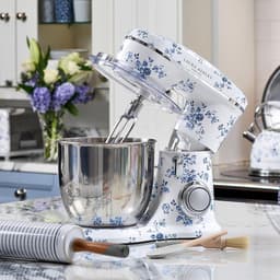 Keukenmachine met Bloemendessin - Mixer Deegmachine - Bakken en Mixen - Volledig Metalen Tandwielsysteem - 4.5 liter - China Rose — thumbnail 2