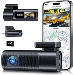 Dash Cam Auto - Autocamera Dual - Veilige Rit - Dubbele 4K Opname - 64GB SD Inbegrepen - Zwart — thumbnail 1
