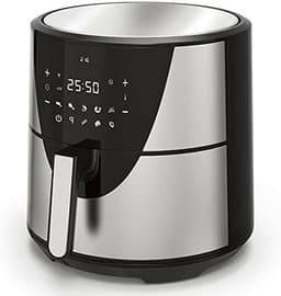 Heteluchtfriteuse XXL - Airfryer Frituurpan - Gezond Koken - 8 Liter Inhoud - 1700 Watt - Roestvrij staal — thumbnail 1
