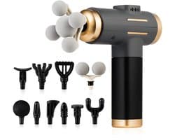 North Collective MuscleRelief Pro - Massage Gun 11-in-1 - Massage Gun Professioneel - Massage Apparaat - 99 Snelheden – 11 Massagekoppen – Diepe Spiermassage – USB-C Oplaadbaar