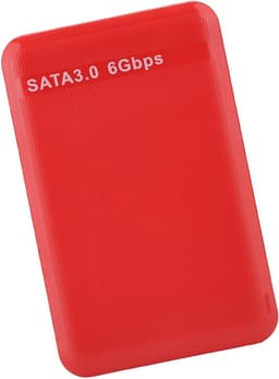 SnelShoppen - 6TB externe harde schijf houten behuizing zwart, wit, rood - snelle data opslag en backup met UASP protocol — thumbnail 2