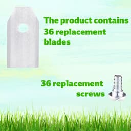 Omgoods - 36 Vervangende Bladen voor Segway Navimow Robotic Mowers — thumbnail 4