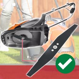 Omgoods - Vervangend Mes voor Grasmaaier 30 cm Geschikt voor Verschillende Modellen — thumbnail 4