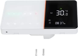 Slimme Thermostaat - Programmeerbare Thermostaat - Verwarming Regelen - Groot LCD Display - 131 x 75 mm - Wit — thumbnail 3