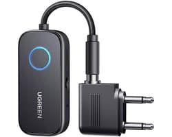 Ugreen Bluetooth 5.3 Ontvanger Zender Voor Telefoons Met Mini-Jack 3,5 Mm Z