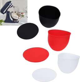 SnelShoppen - 3 Stuks Siliconen Mengkom Inlegger voor Keukenmachine met 5 Qt, Eenvoudig te Reinigen, Geschikt voor KMS150 KSM180 KSM170 KSM160 KSM155, — thumbnail 4