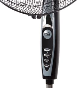 Vloerstaande Ventilator - Staan Ventilator - Verkoeling Binnen - 3 Snelheden Instelbaar - 40 cm Bladen - Zwart — thumbnail 3