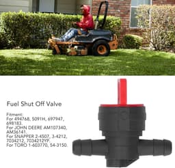 SnelShoppen - 10 Stuks Brandstofafsluiter, 1/4 Inline Brandstofafsluiter voor Grasmaaier, Tractor, Kleine Motoren, Voor Regelmatige Vervangingen — thumbnail 5