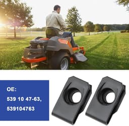 SnelShoppen - 2 Stuks U Beugels 5/16-18 Vergrendelmoer 539104763 Geschikt voor Grasmaaier en Tuinmachines - Staal - Sterke Grip - Duurzaam — thumbnail 5