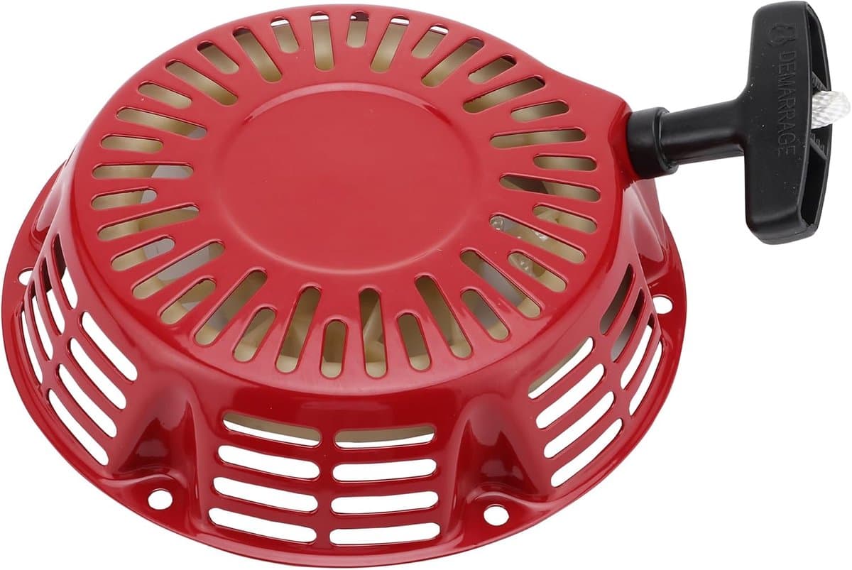 SnelShoppen - Vervangende Recoil Trekstart voor GX240 GX270 177F 9PK 173F 8PK Motor Grasmaaier - Rood - Hoogwaardige Metaal en Kunststof - Eenvoudig t — afbeelding 1