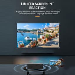 Sxhlseller Projector, 1080P Full HD Draagbare Filmprojector met Ingebouwde Luidspreker en Koelventilator, Handmatige - ShopVlot — thumbnail 5