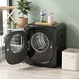 Sogiol® Compacte Wasdroger 4 kg - Mini Droger 800W - 5 Programma's - Zwart — thumbnail 3