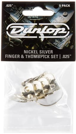 Jim Dunlop 33P - Fingerpick - Nikkel - 0,025 in - Player's Pack 5 Stuks — thumbnail 5