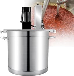 Keukenmixer - Roerbakmachine - Sausen Maken - Met Verwarmfunctie - 25 Liter - Zilver — thumbnail 1