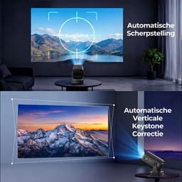 SP® Mini Beamer - 4K-Miniprojector - Draagbare Projector - Zwart - 18cm x 15cm x 14cm — thumbnail 3