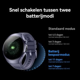 HUAWEI Watch 5 Smartwatch– 46mm Titanium Kast + Saffierglas – X‑TAP Sensor – ECG & SpO2 – AMOLED – Kosmisch Paars — thumbnail 5