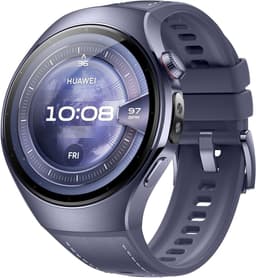 HUAWEI Watch 5 Smartwatch– 46mm Titanium Kast + Saffierglas – X‑TAP Sensor – ECG & SpO2 – AMOLED – Kosmisch Paars — thumbnail 1